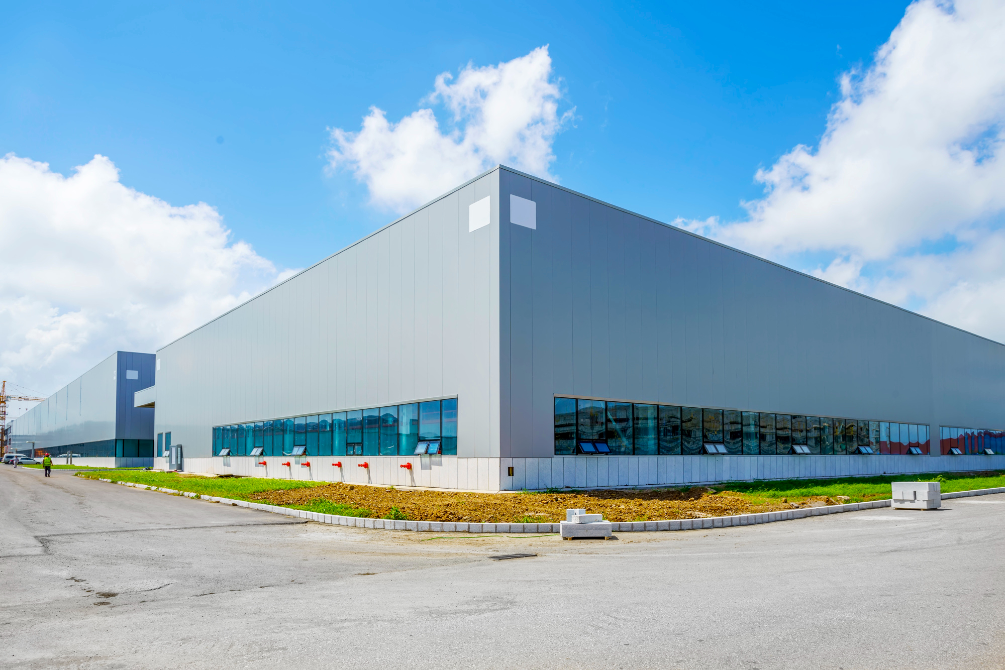 Readymade industrial factory shed with steel structure